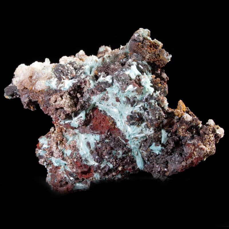 Aurichalcite. Santa Eulalia Mine, Mexico