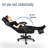 Adults Ergonomic Racing Style High Back Computer Chair with Footrest Headrest and Lumbar Support-53046271