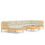 Ensemble de conversation modulaire en bois de pin massif avec coussins 8 pièces Howling-1731751558-1731751553
