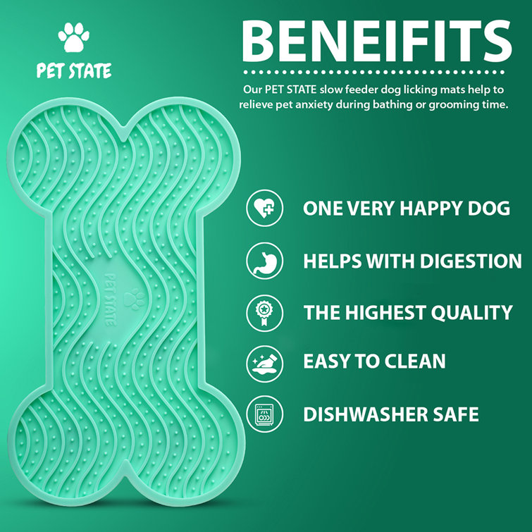 New Dog Licking Mat Reduce Pet Anxiety Dog Training Toy Dog Peanut Butter  Lick Pad BPA Free And Non-Toxic Strong Suction - AliExpress