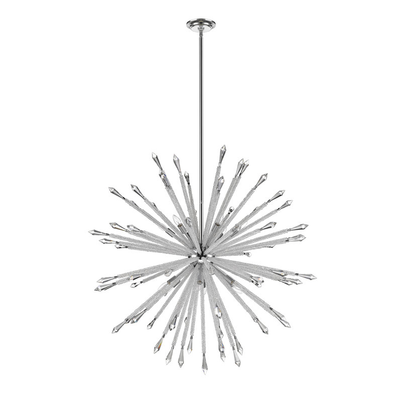 Pickering 12 - Light Dimmable Sputnik Sphere Chandelier