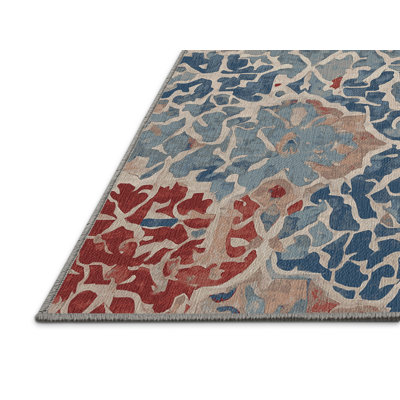 Machine Washable Gray Area Rug