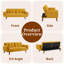 Canapé-lit convertible de 75 po, canapé futon inclinable, petit canapé-lit pliant pour salon, bureau, appartement-967458549