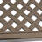 Riley Outdoor Dining Table, Glossy Black Metal Lattice, Square 61 Inch-121489363
