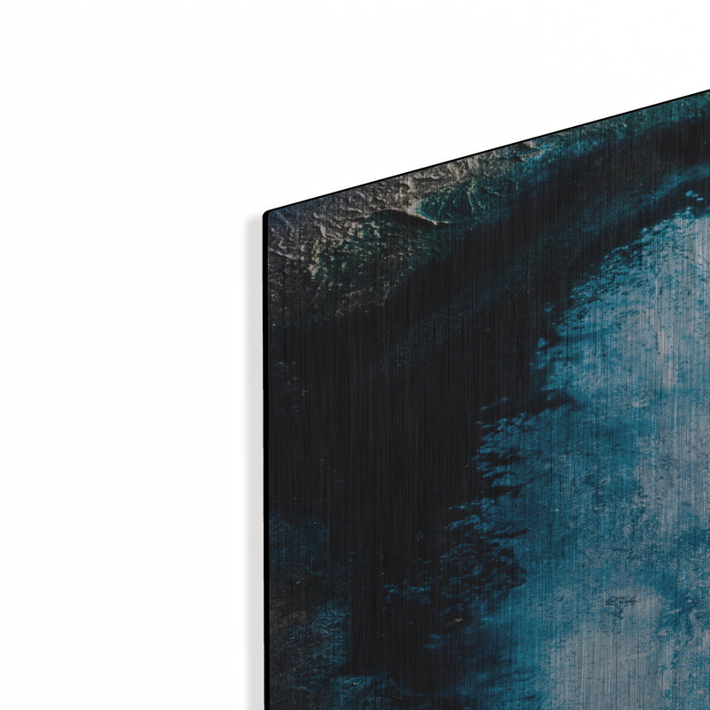  «Through The Edge» par Petra Meikle de Vlas, art mural en métal, 24 po x 36 po, H 36 po x l 24 po