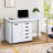 5-Drawer Decorative Filing Cabinet on Wheels – Stylish Office Storage Cabinet with Locking Features for Secure and Efficient Organization-1468204777