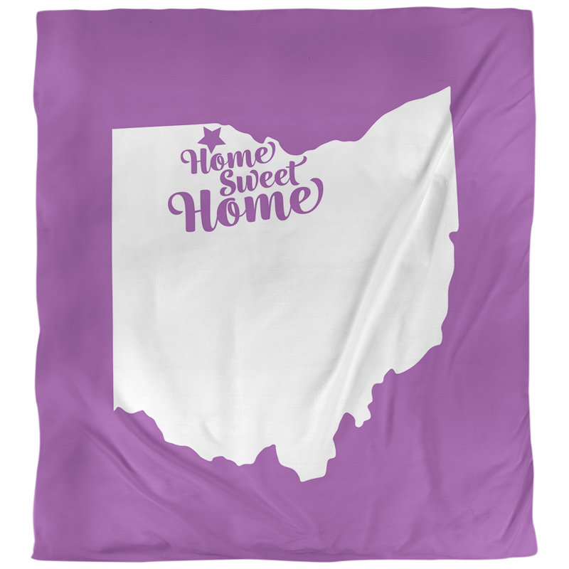 Housse de couette simple toledo doux, Violet, Polyester brossé