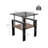Rolit End Tables Rectangle Side Table with Tempered Glass Top Set of 2-3745787-235746702-235746689
