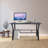 Large L-Shaped Gaming Desk 55"X23.6" Modern Computer Desk With K-Legs 110 Lb Capacity