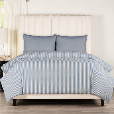 Siscovers Striped Cotton Duvet Cover Set
