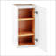 Armoire murale blanche en bois massif à une porte-22585236