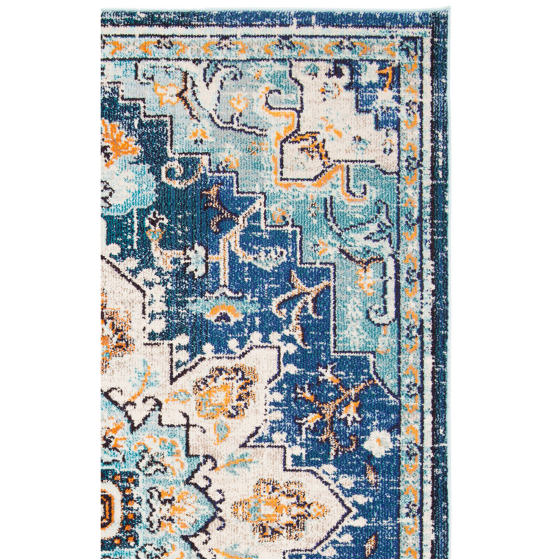 Felty Oriental Indoor Rug, Square 3'
