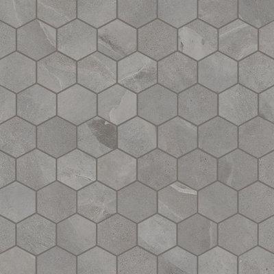 Burlington 2" Hexagon Porcelain Mosaic