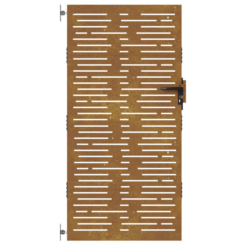 Ameliyah Garden Gate, Rusty, 175cm H x 85cm W x 12cm D