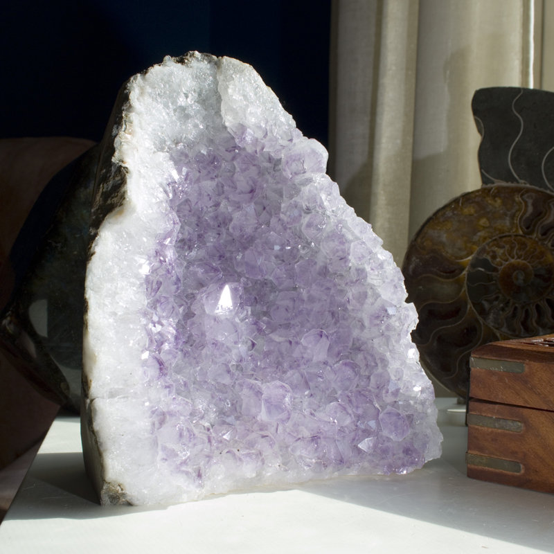 Gemmy Amethyst Geode - Excellent Display Specimen