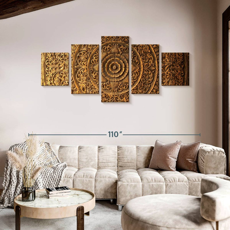 Carving, 42" H x 92" W