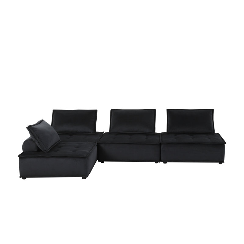 Canapé modulaire Modern, 4, H 29,11 po x l 120,11 po x P 80,11 po