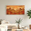 Tableau encadré sur toile « Montagnes d'automne », 122 x 61 cm (48 x 24 pouces), lot de 1-1417680385