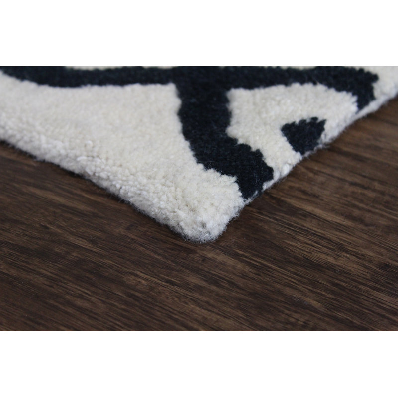 Ripon Wool Geometric Indoor Rug, Square 1'6"