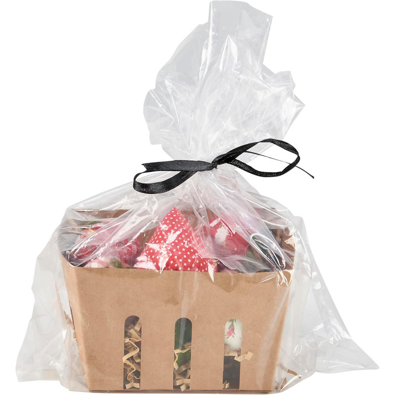  Fabric Strawberries In Basket