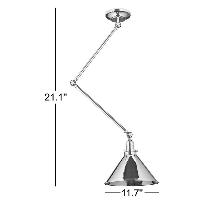 Provence 1 - Light Pendant, Polished Nickel