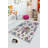 Stylish Woven Carpet (4.6 x 7.2 Feet), 100% Polyester, 0.4 in Pile Height | Antibacterial, Non-Slip Underside, Machine Washable | 3D Digital Print Design | Perfect for Living Room, Bedroom, & Dining Areas-2117180329