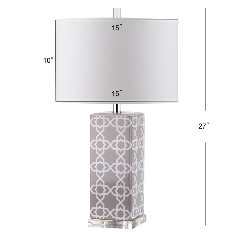 Ensemble de lampes de table 27 po Casale, Gris