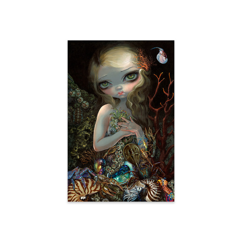 Coquille souple sur plastique / acrylique par Jasmine Becket-Griffith, peinture