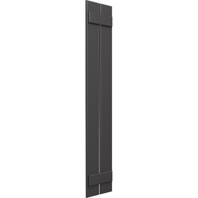 Volets à panneau plat 11,25 po, 60", 11.25", Montagne ombrageuse