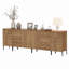Buffet 4 portes 94,5 po en bois rosé 94,5 po-876399179