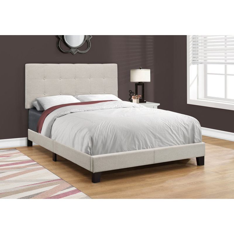 Lit, chambre à coucher, revêtement, Beige, Lit double