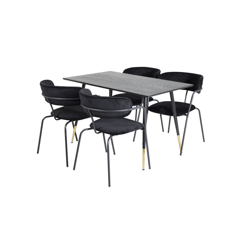 Starks 6 - Person Dining Set, White