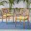 Ensemble de 2 chaises de patio en bois d'acacia-1232015762