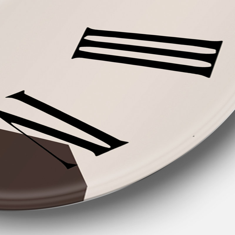 Horloge murale moderne - Compositions organiques et géométriques Minimal Elementary, Grand