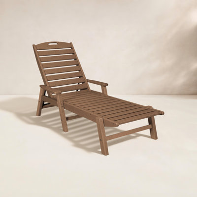 POLYWOOD® Nautical 27" Patio Chaise Lounge