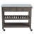 Delicia Kitchen Cart with Gray Base-1628730676