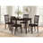 Stan Cappuccino 5-Piece Dining Set
