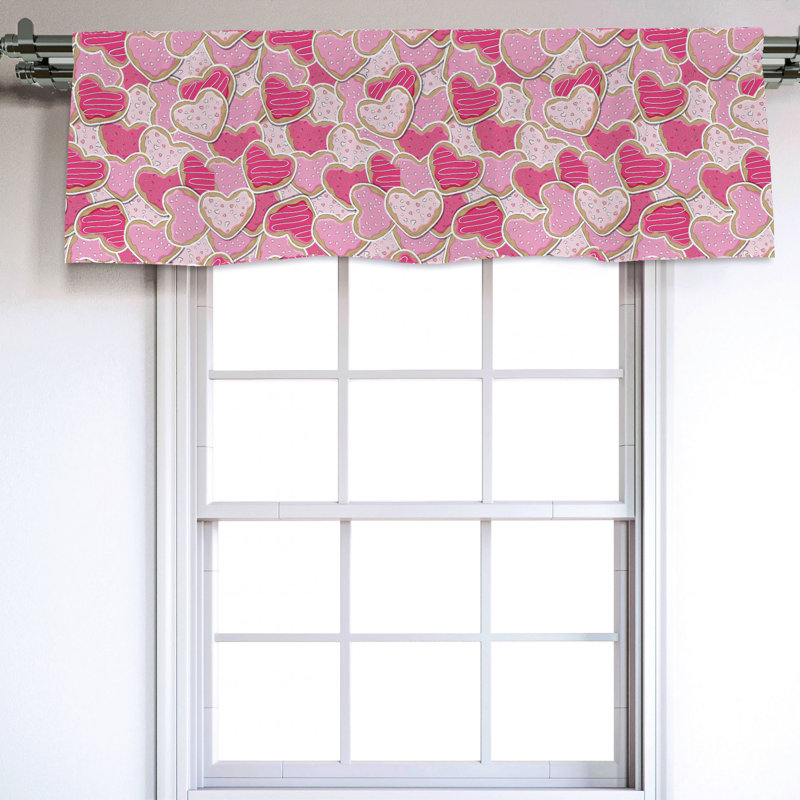 Sateen Ruffled Window Valance