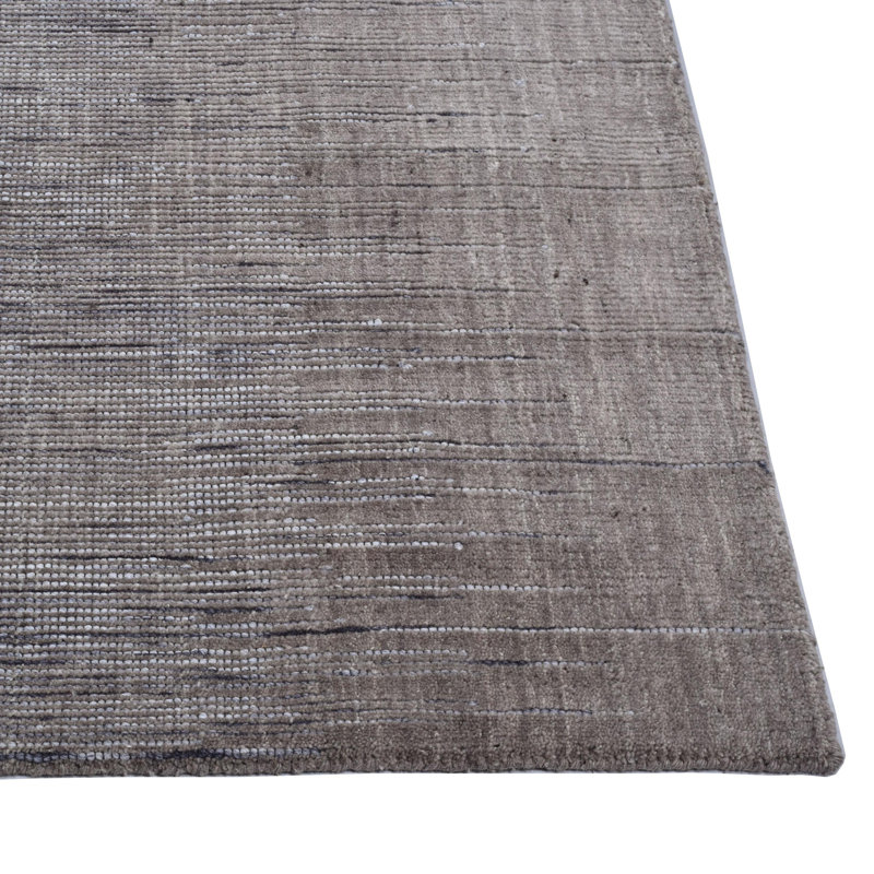 Tapis 100% laine tissé à la main, Rectangle 5 pi x 7 pi 6 po