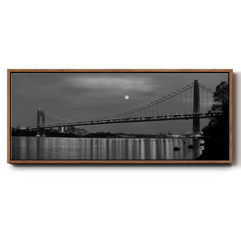 Pont George Washington - toile encadrée, H 12 po x l 30 po