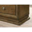 Meuble de chambre style transitionnel 1 pièce commode 5 tiroirs queue d'aronde en métal