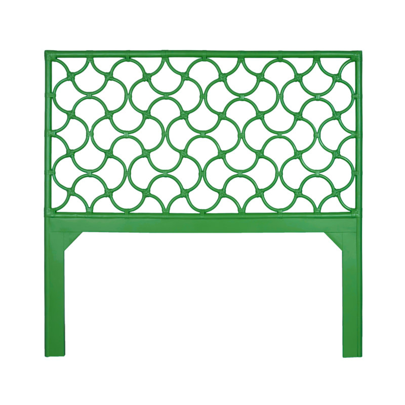 Mar Collection Headboard, Bright Green, Full / Double