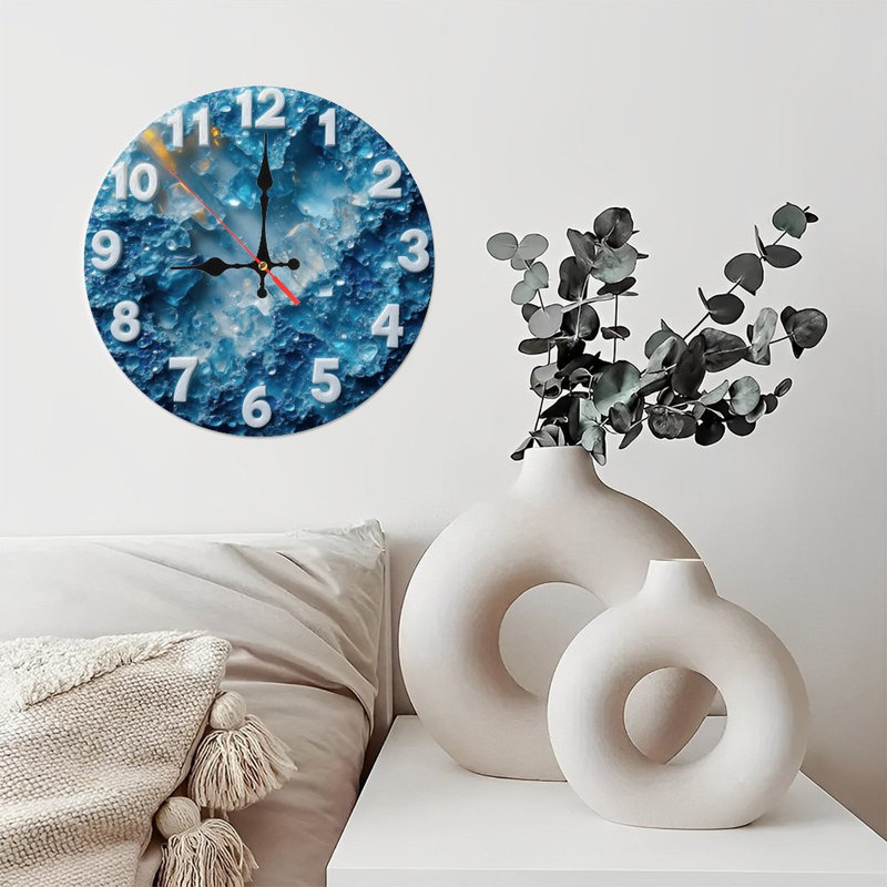 Horloge glacée