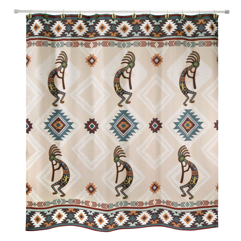 Aliezah Abstract Shower Curtain