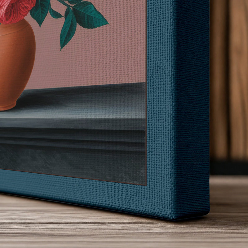 Print, 24x16 - 61.0 x 40.6 cm, Teal Border