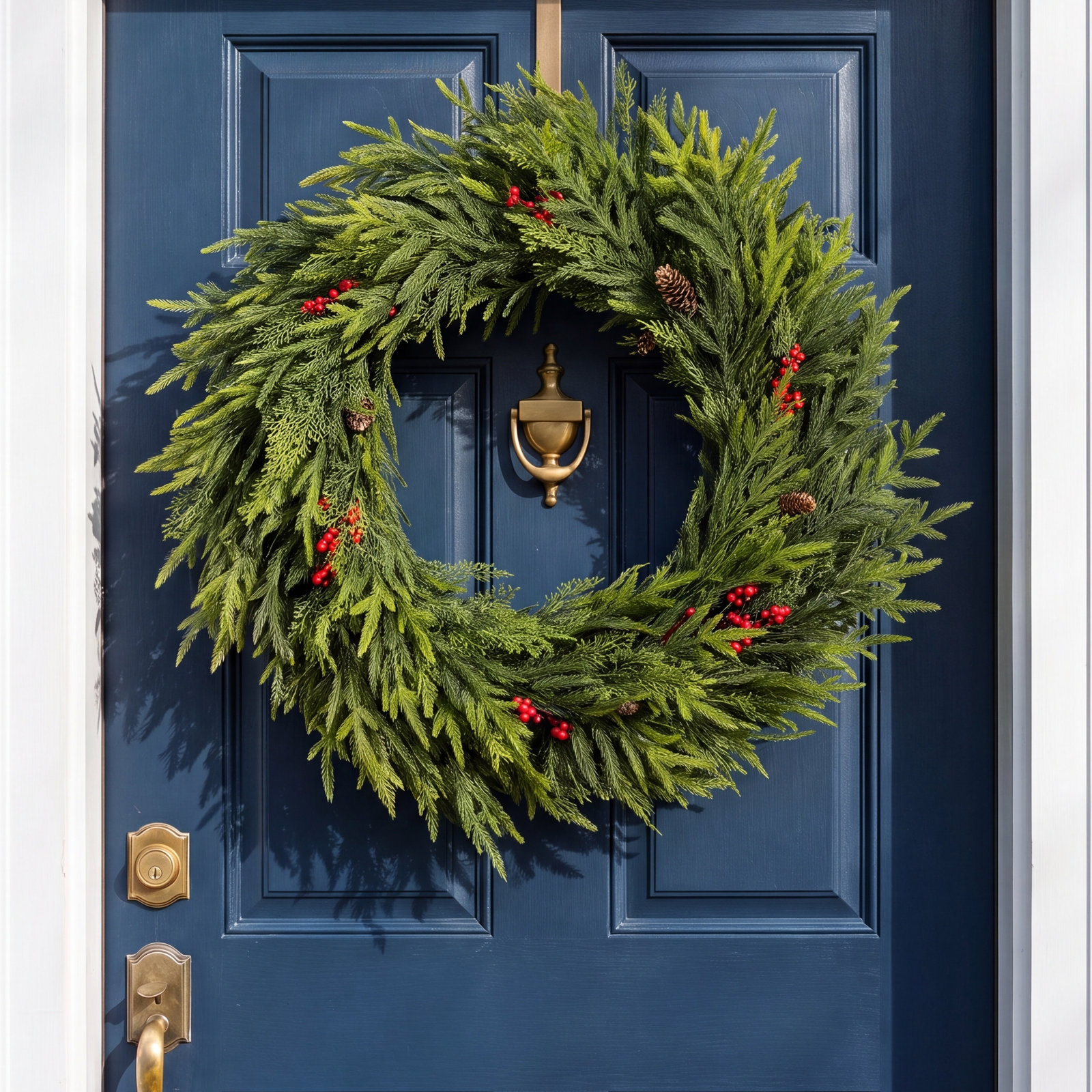 30" Berry Front Door Wreath