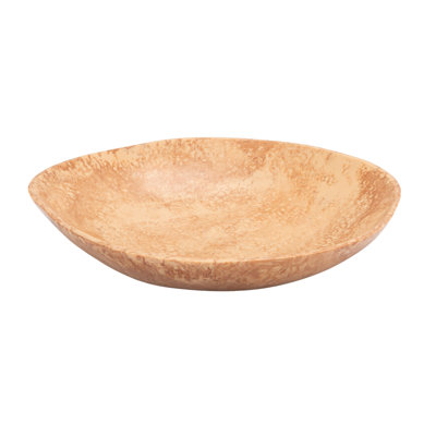 Bol rond en résine marbrée