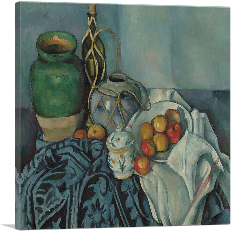 Nature morte aux pommes - 1894, H 12 po x l 12 po x P 0,75 po