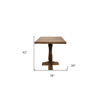 Table de bar carrée 36 po
