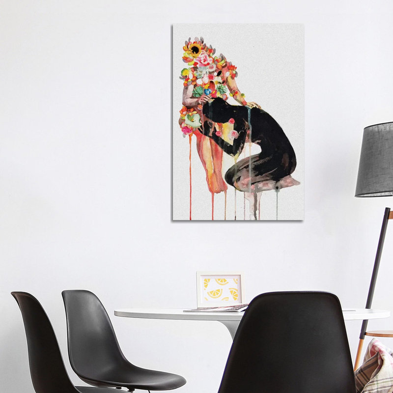 Let it out de Pride Nyasha-impression d’art graphique, Pas de tapis, H 40 po x l 26 po x P 1,5 po, Toile tendue